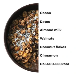 Dark Cocoa Date Bowl